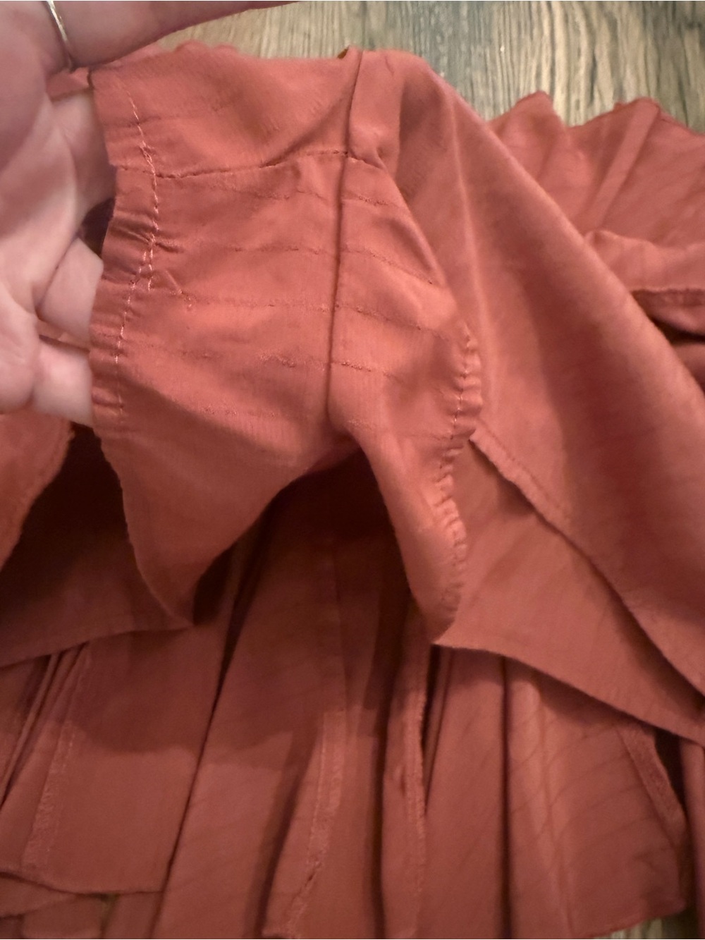 Terracotta Ruffle Skort - Picture 5 of 5